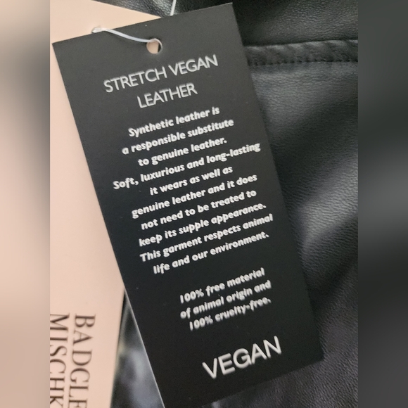 Badgley Mischka 4-way stretch faux leather pants - Picture 6 of 7